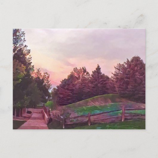 Carte Postale Chemin de la nature (Devant)