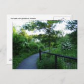 Carte Postale Chemin de marche vers la maison de bord (Devant / Derrière)