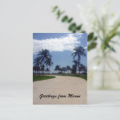 Carte Postale chemin de miami palm (Debout devant)