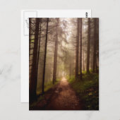 Carte Postale Chemin de Misty Woodland (Devant / Derrière)