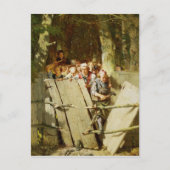 Carte Postale Chemin droit (Devant)