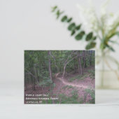 Carte Postale 'Chemin du coeur pourpre' (Debout devant)