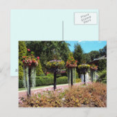 Carte Postale Chemin du jardin (Devant / Derrière)