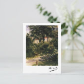 Carte Postale Chemin du jardin à Rueil par Édouard Manet (Debout devant)