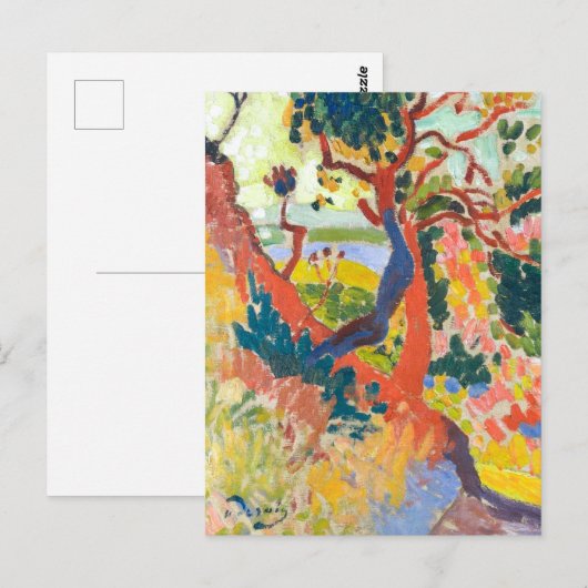 Carte Postale Chemin encaissé, L'Estaque | Andre Derain | (Devant / Derrière)