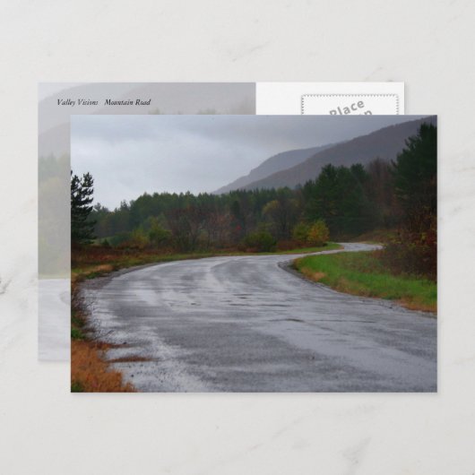 Carte Postale Chemin Hunter Mountain (Devant / Derrière)