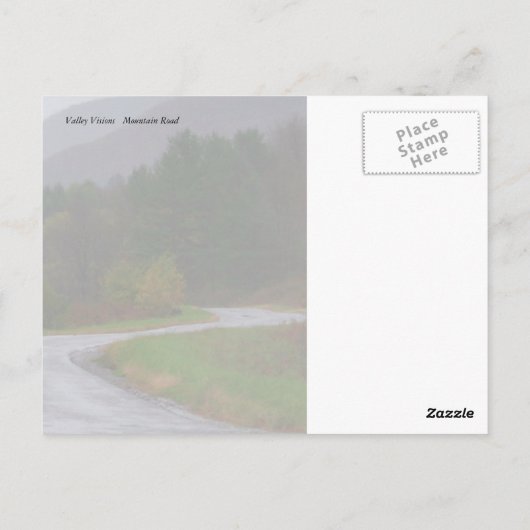 Carte Postale Chemin Hunter Mountain (Dos)