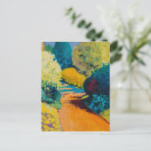 Carte Postale Chemin orange (Debout devant)