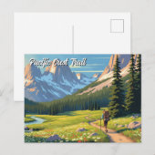 Carte Postale Chemin Pacific Crest (Devant / Derrière)