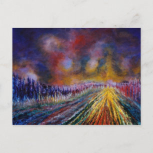 Carte Postale Chemin pourpre