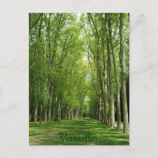 Carte Postale Chemin romantique France de jardins d'arbres de