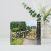 Carte Postale Chemin Rustic, Mytholmroyd (Debout devant)