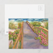 Carte Postale Chemin vers la mer (Devant / Derrière)