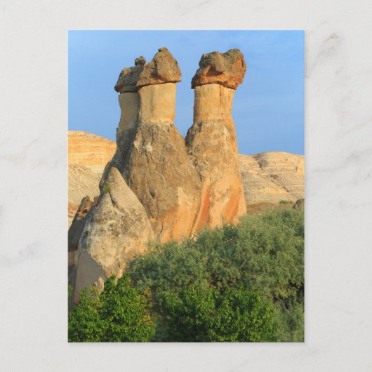 Carte Postale Cheminées de fées au coucher du soleil (Devant)