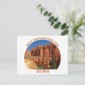 Carte Postale Cheminées de fées du Parc national de Bryce Canyon (Debout devant)