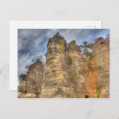 Carte Postale Cheminées naturelles, Virginie (Devant / Derrière)