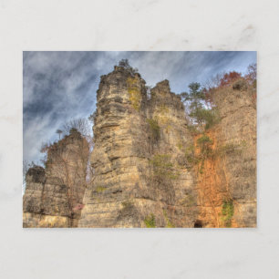 Carte Postale Cheminées naturelles, Virginie