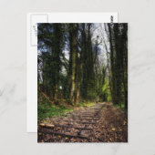 Carte Postale Chemins de fer abandonnés HDR (Devant / Derrière)