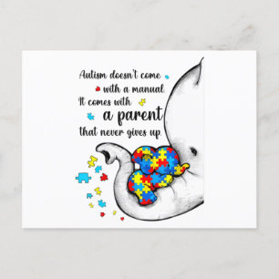 Carte Postale Chemise de maman autiste femmes Chemises de sensib