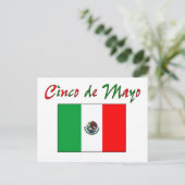 Carte Postale Chemise et cadeaux Drapeau Mexicain Cinco de Mayo (Debout devant)