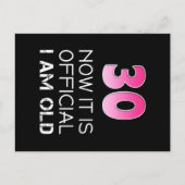 Carte Postale Chemise Femme 30 ans Anniversaire Femme drôle. Mai (Devant)