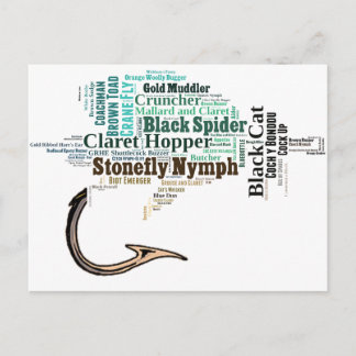 Carte Postale Chemises de pêche à la mouche, cadeaux et nouveaut