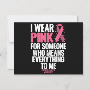 Carte Postale Chemises de sensibilisation au cancer du sein pour