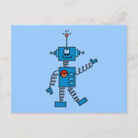 Chemises et cadeaux Blue Robot
