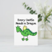 Carte Postale Chemises et cadeaux Castle Dragon (Debout devant)