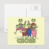 Carte Postale Chemises et cadeaux Croak de grenouille (Devant / Derrière)