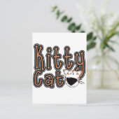 Carte Postale Chemises et cadeaux Cute Kitty Cat (Debout devant)