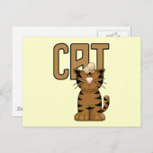 Carte Postale Chemises et cadeaux de chat (Devant / Derrière)
