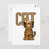 Carte Postale Chemises et cadeaux de chat (Devant / Derrière)