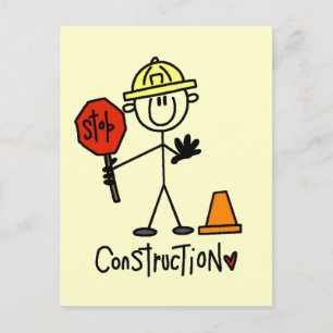 Carte Postale Chemises et cadeaux de construction de base