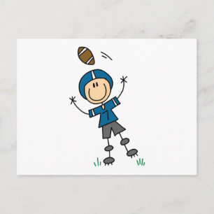Carte Postale Chemises et Cadeaux de Footballeur Bleus