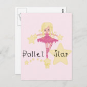 Carte Postale Chemises et Cadeaux de l'Étoile de Ballet (Devant / Derrière)