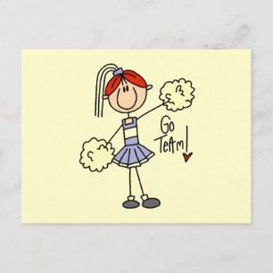Carte Postale Chemises et Cadeaux de meneuse de jeu en forme de