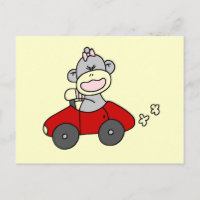 Chemises et cadeaux de singe rouge de voiture