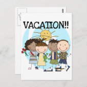 Carte Postale Chemises et cadeaux de vacances (Devant / Derrière)