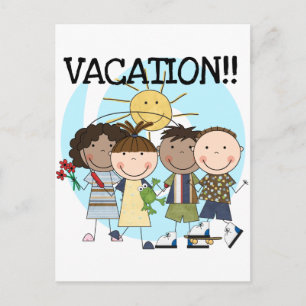 Carte Postale Chemises et cadeaux de vacances