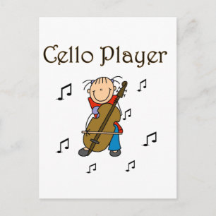 Carte Postale Chemises et cadeaux du Joueur Cello