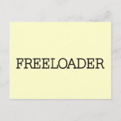 Carte Postale Chemises et cadeaux Freeloader (Devant)