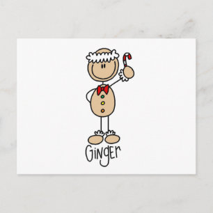 Carte Postale Chemises et Cadeaux Gingerbread Ginger Cookie