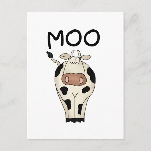 Carte Postale Chemises et cadeaux Moo Cow (Devant)