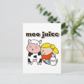 Carte Postale Chemises et cadeaux Moo Juice (Debout devant)