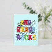 Carte Postale Chemises et cadeaux Multicolor 2e grade Rocks (Debout devant)