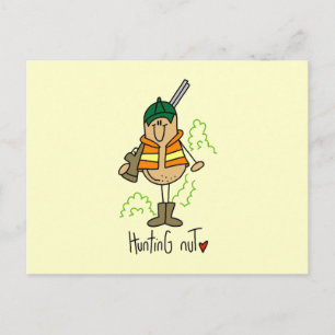 Carte Postale Chemises et cadeaux pour amateurs de chasse aux no