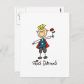 Carte Postale Chemises et cadeaux Prince Charming (Devant / Derrière)