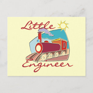 Carte Postale Chemises et cadeaux Red Train Little Engineer