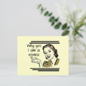 Carte Postale Chemises et cadeaux Retro Nonna (Debout devant)